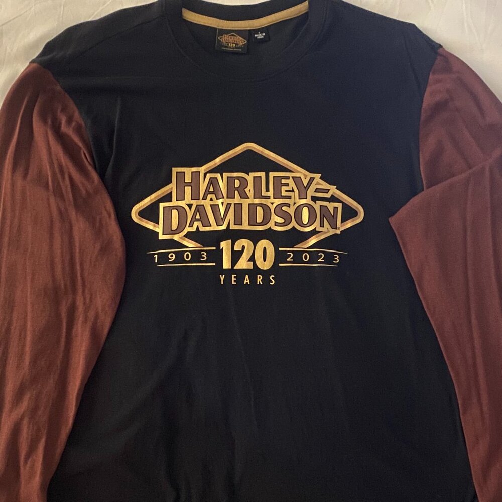 Harley-Davidson 120th Anniversary Long Sleeve T-Shirt L